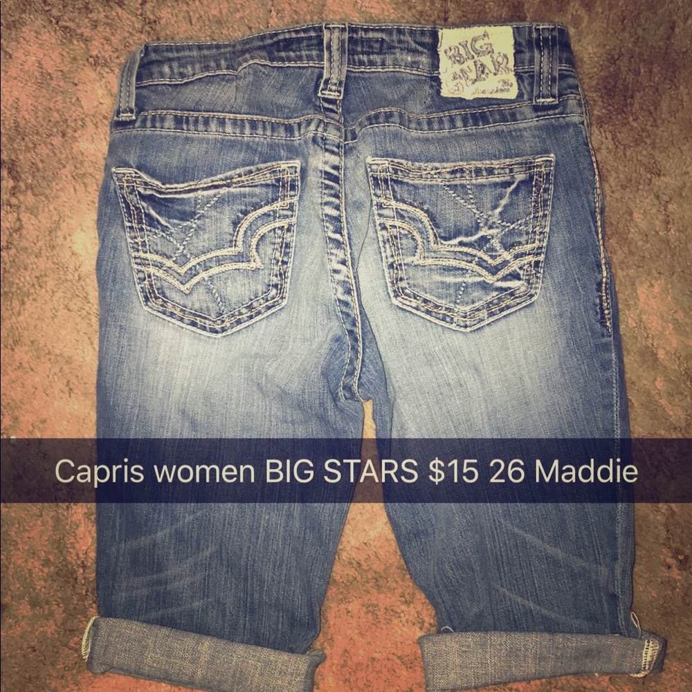 Women Big Star Capri OBO